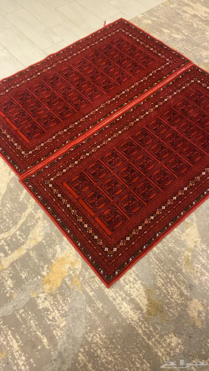 مدتين سجادتي نقشة السدو طول متر ونص 0