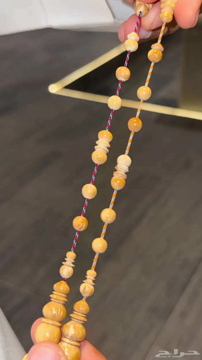 مسابح خشب كوك طبيعي ( خراطة ورشة القروش ) 2