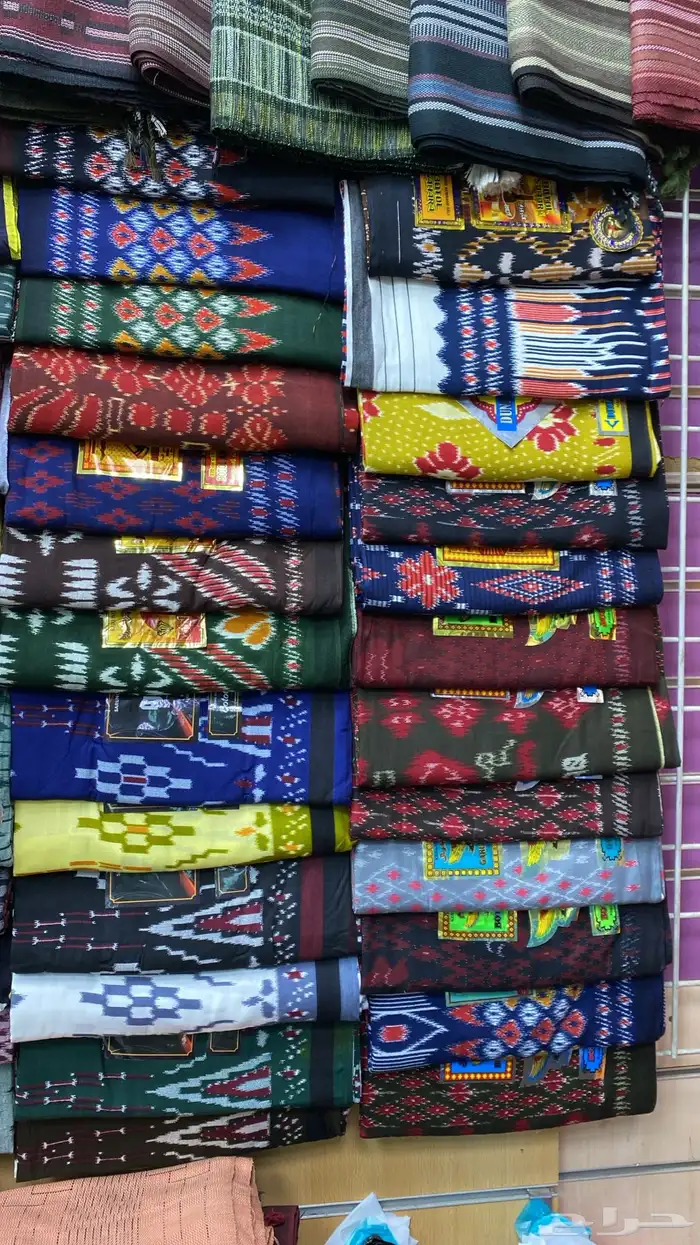 فوط ابو قارورة اندنوسي بعدة أشكال ورسومات واقمشة متنوعة 3