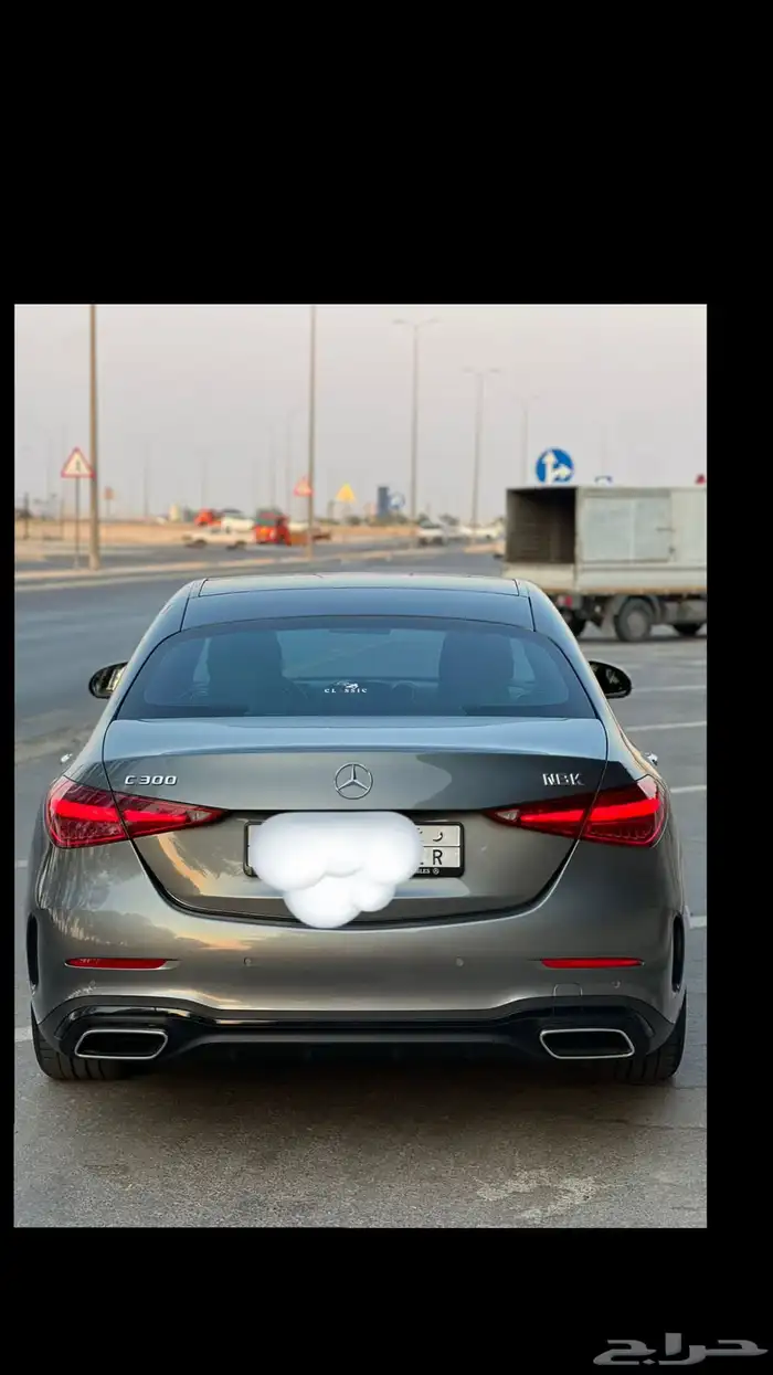 مرسيدسC300 فل كامل بدون بروجكتر 2023 الممشى17 الف 1