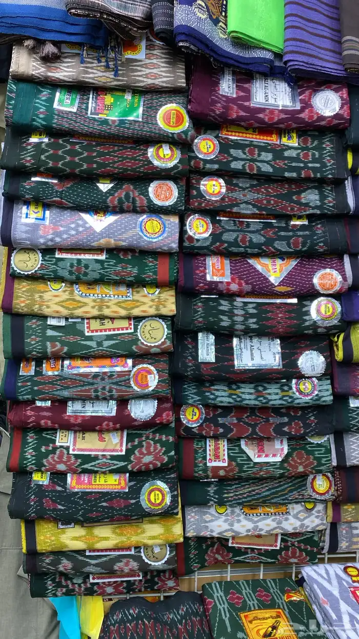 فوط ابو قارورة اندنوسي بعدة أشكال ورسومات واقمشة متنوعة 2