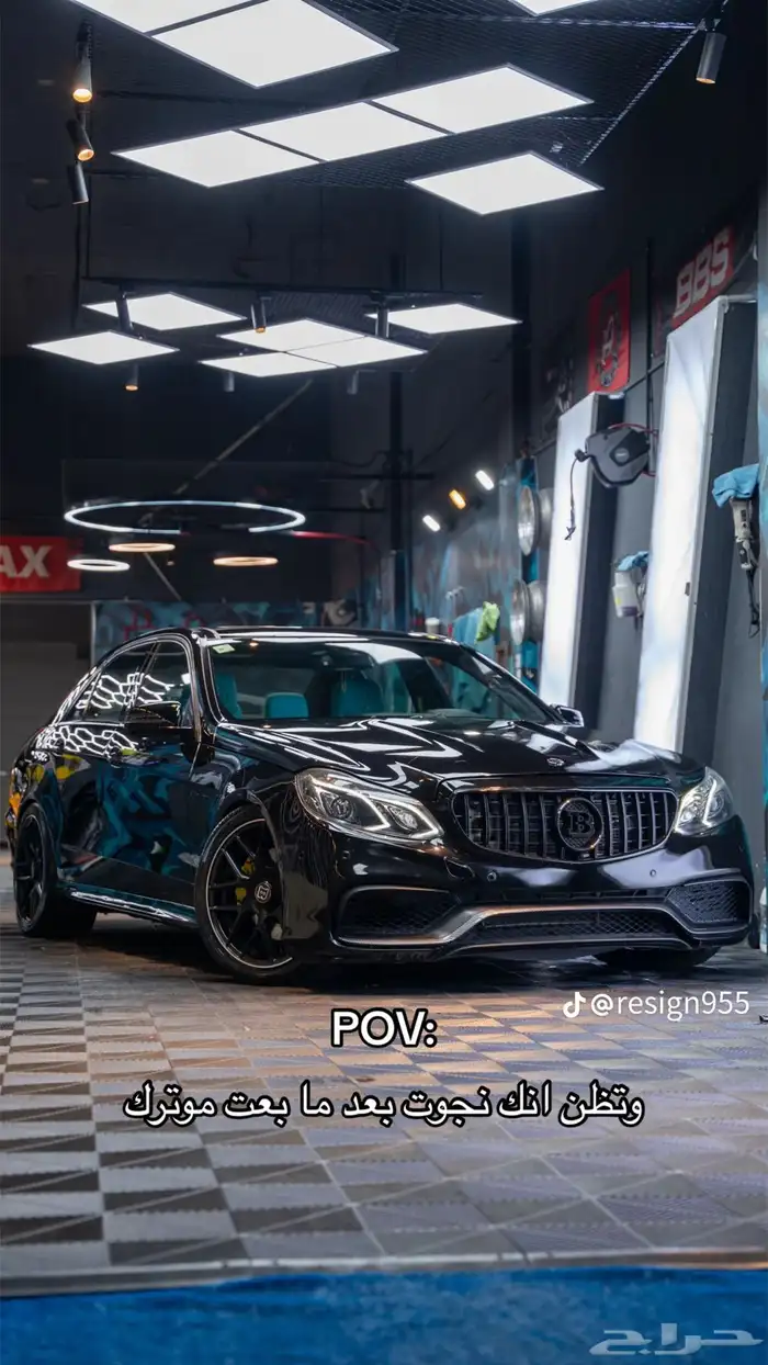 مرسدس E550 موديل 2010 محول 2016 برابوس 0