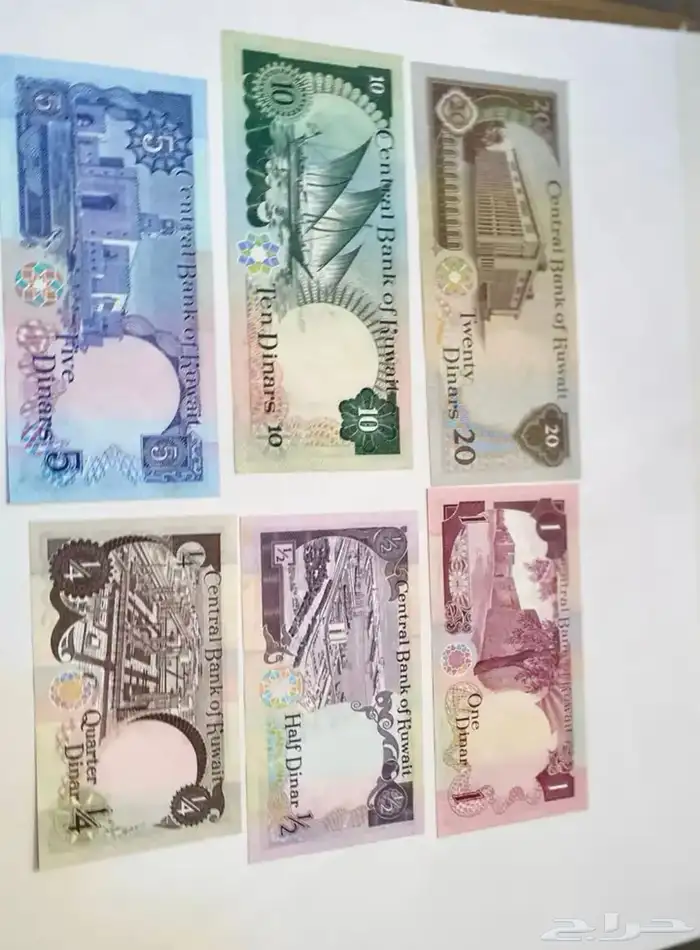 طقم عملات كويتية إصدار الغزو قديم تراث للبيع 2