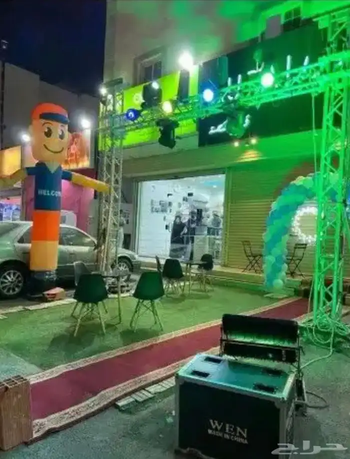 افتتاح المحلات معارض ليازر تراس سماعات مسارح ايضاءاة شاشات 34