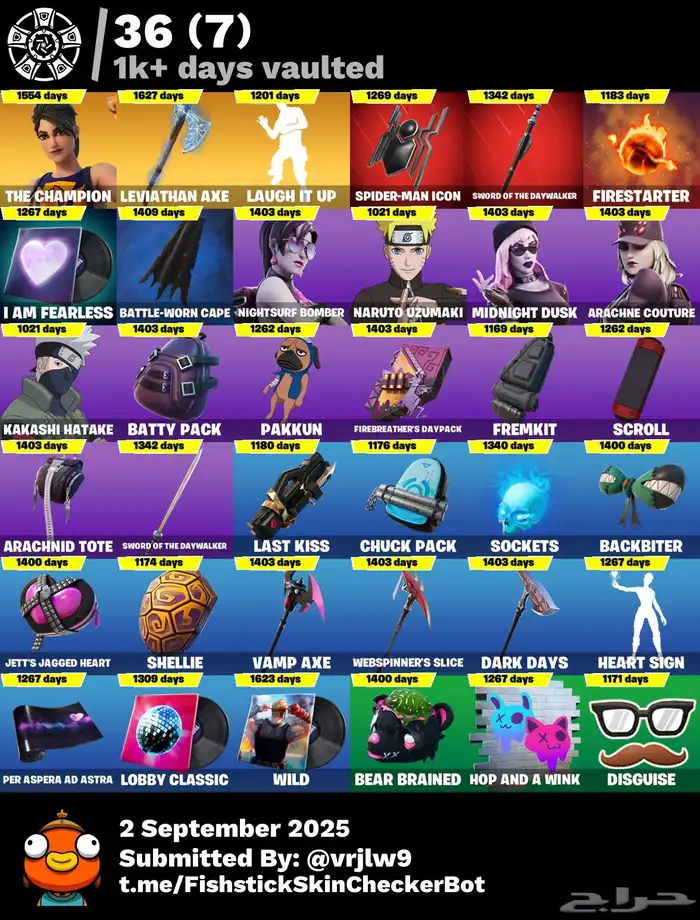 حساب فورت نايت نادر جدا (كريتوس  ) 3