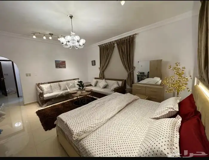 استديو للايجار غرفه وصاله 2