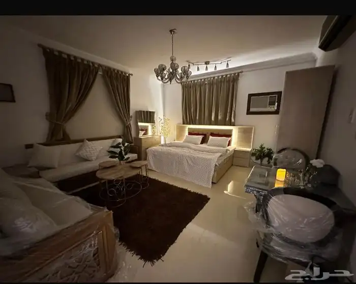 استديو للايجار غرفه وصاله 1