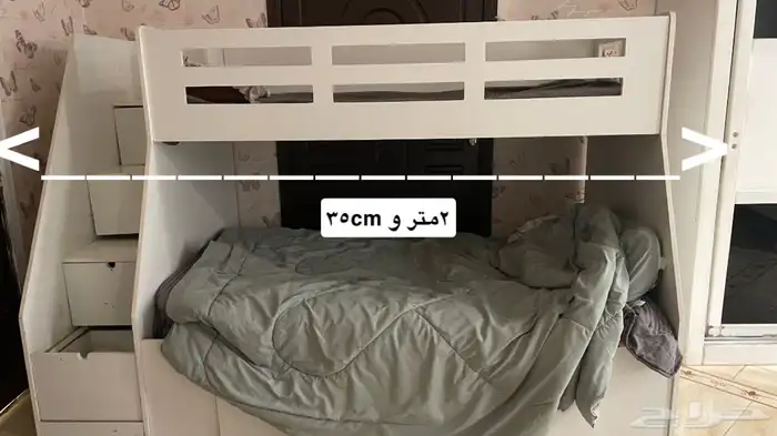 سرير دورين ب درج يوجد به ارفف تخزين سعر 200 الموقع جازان 0