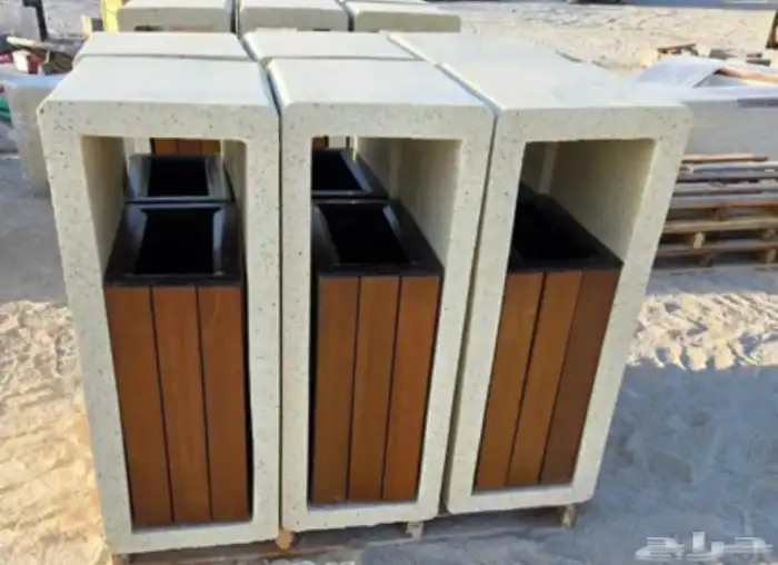 كراسي خرسانيه احواض زهور جميع اعمال زينة الحدائق 47