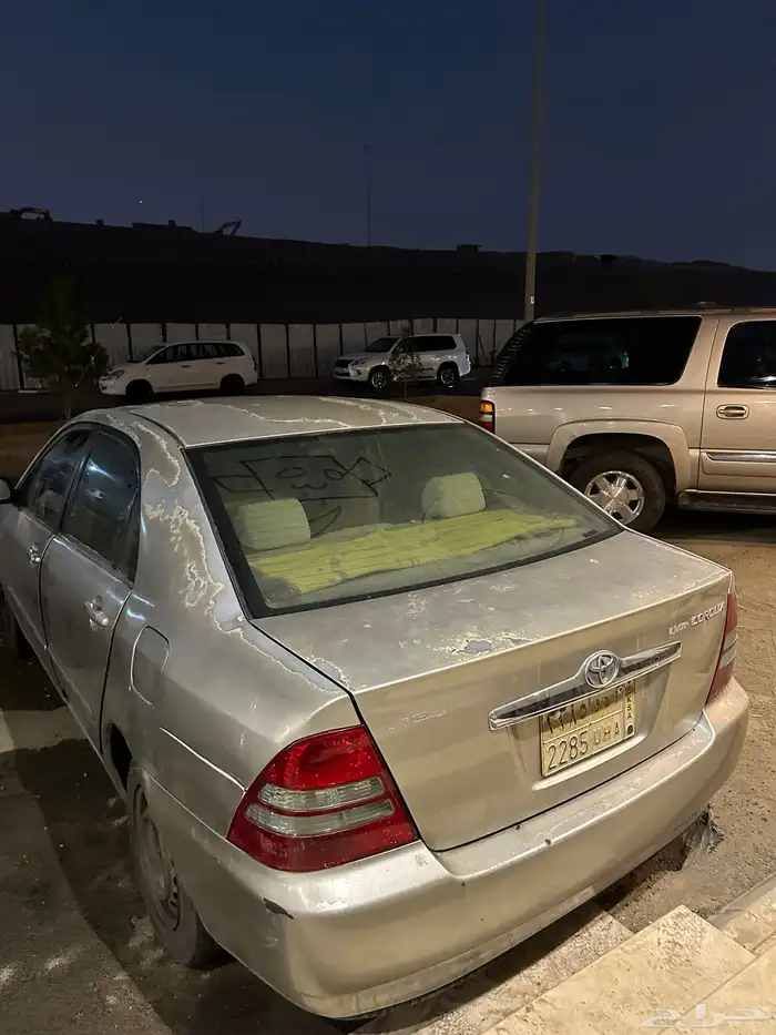 سلام عليكم ورحمة الله وبركاته للبيع كورلا 2004 (تشليح) 0