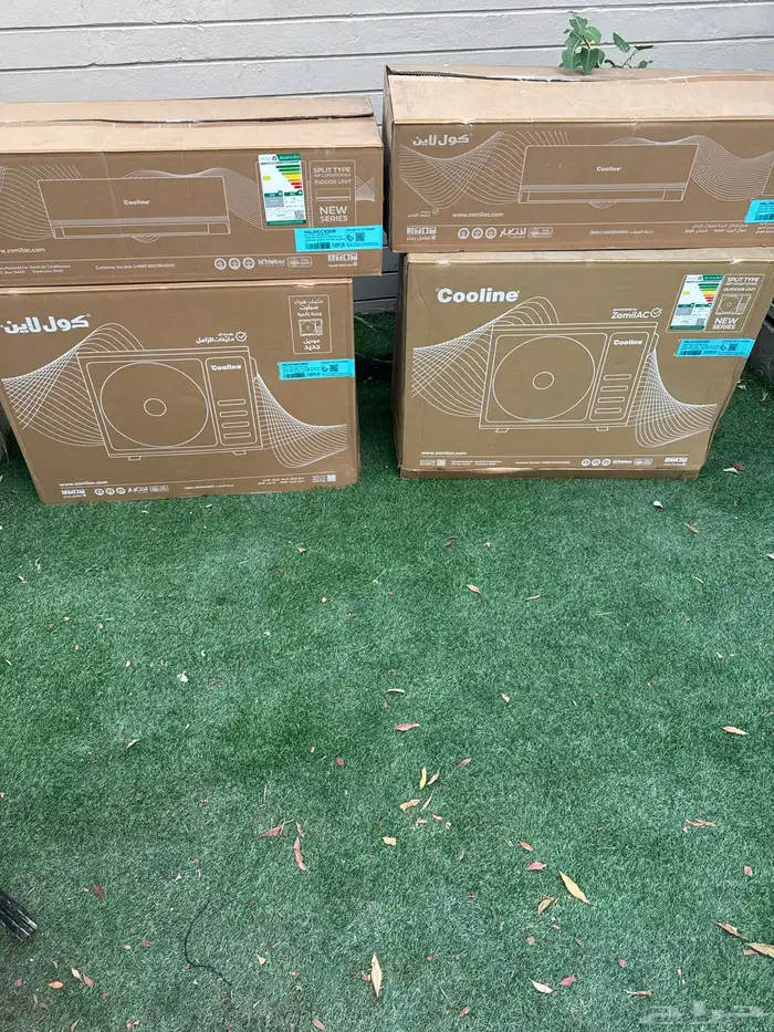 2 ال جي مكيف سبليت وين 21500 وحدة بارد فقط مستعمل 2LG AC 4