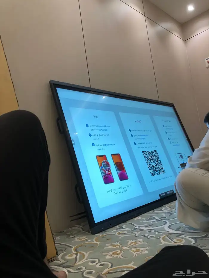 شاشه تعليميه شاشه باللمس للفصول والجامعات 85بوصه 10