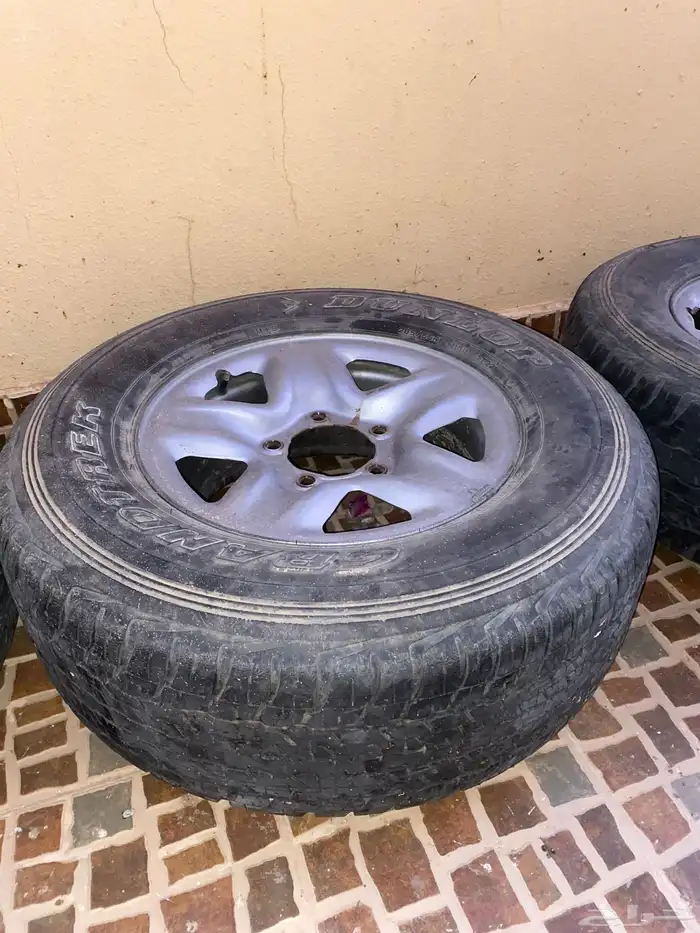 كفرات دنلوب العدد 4 مقاس 17 4