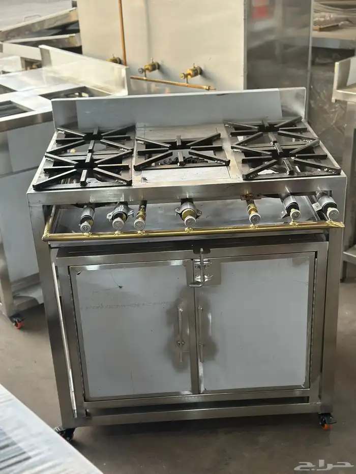 معدات مطاعم افرن غاز افرن مندي طاولة أستيل 12