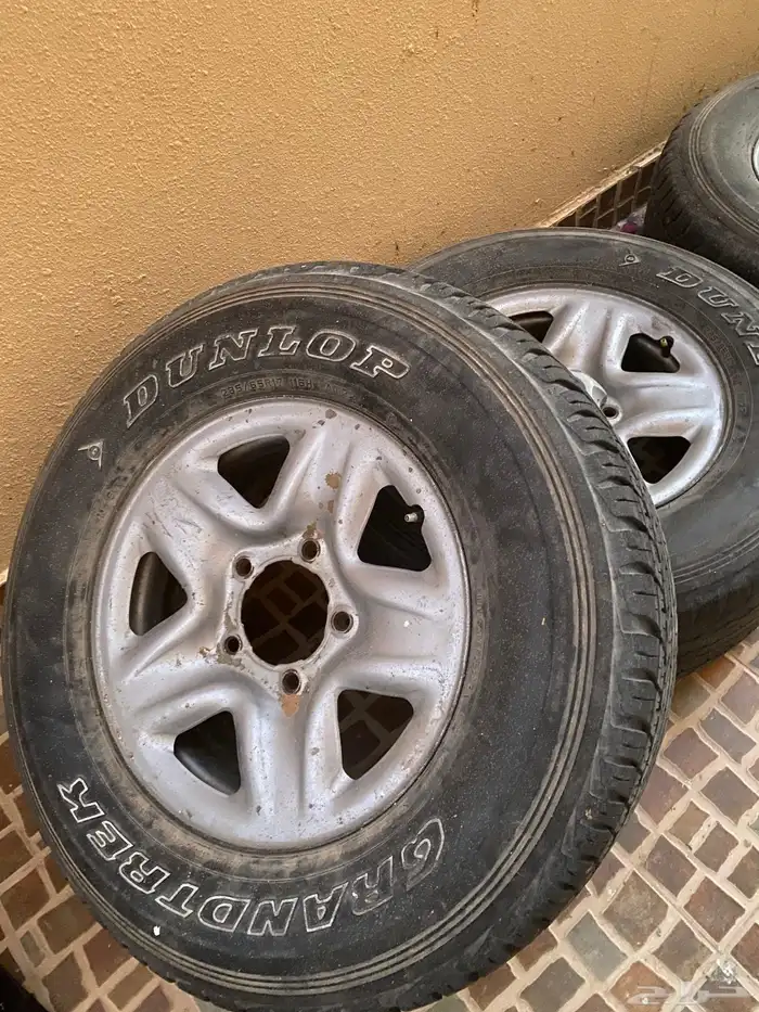 كفرات دنلوب العدد 4 مقاس 17 0