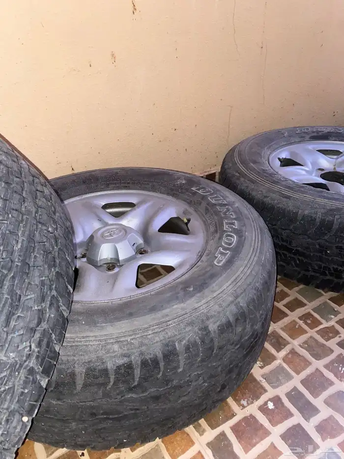 كفرات دنلوب العدد 4 مقاس 17 3