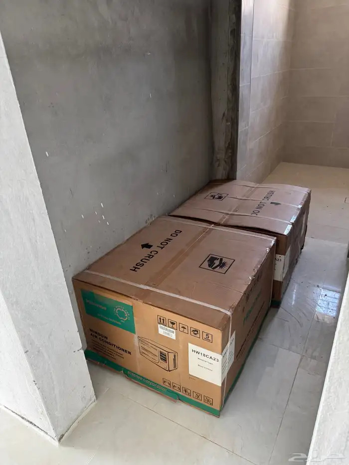 مكيف هايسنس 18 وحده جديد لم يستخدم 4