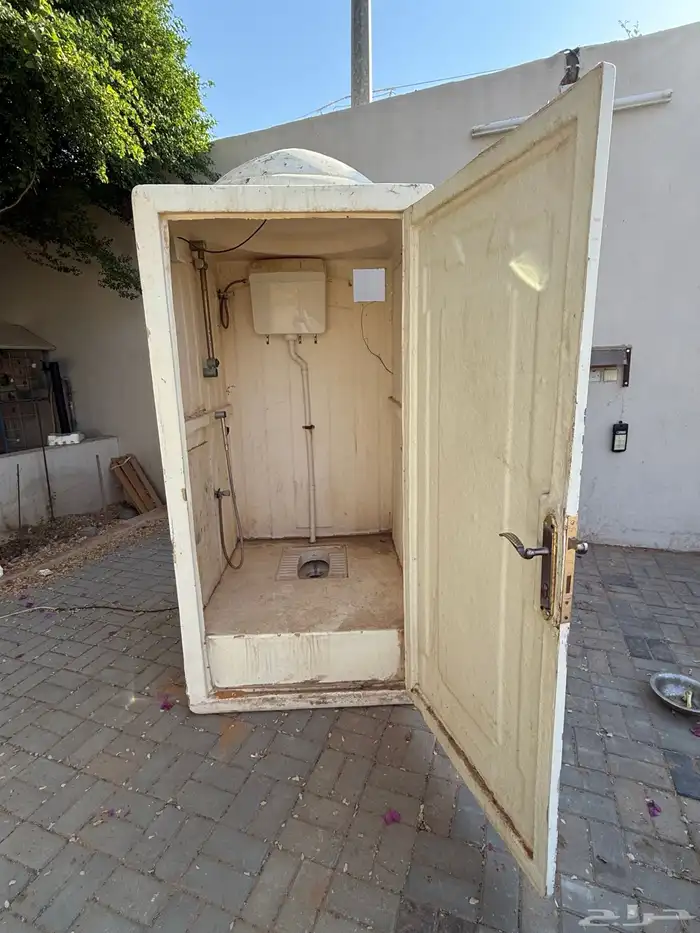 فيبر حمام متنقل للمخيمات والاستراحات 1