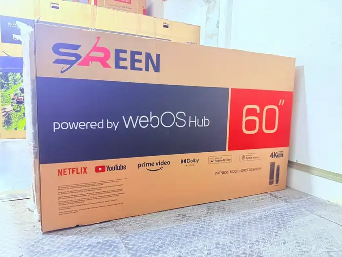 شاشات تلفزيون سمارت 4K جديدة   عرض خاص أسعار حراج وضما 13