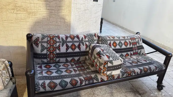 كنب حديد حوش جلسات خارجية 0