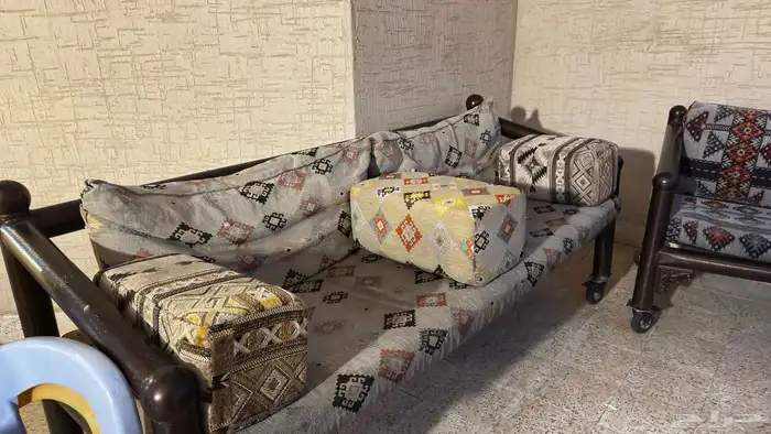 كنب حديد حوش جلسات خارجية 4