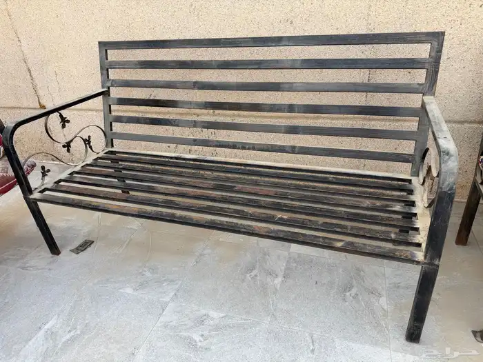 طقم كراسي حديد للحدائق 2