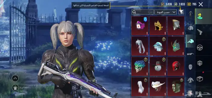 حساب ببجي 8