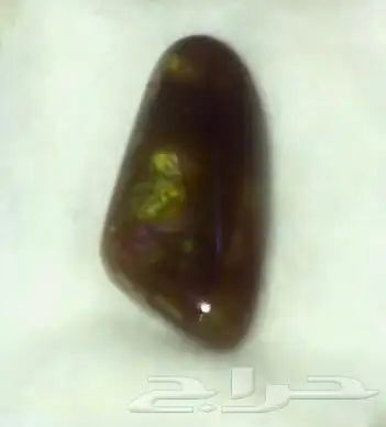 حجر عقيق ناري مكسيكي أخضر متغير 0