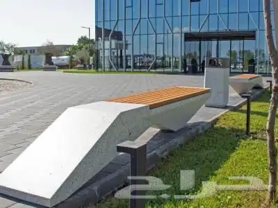 كراسي خرسانيه احواض زهور جميع اعمال زينة الحدائق 40