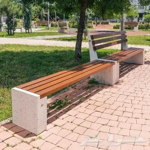 كراسي خرسانيه احواض زهور جميع اعمال زينة الحدائق 44