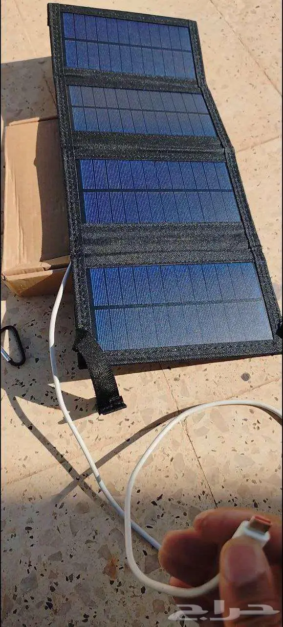 شحن الجوال USB طاقة شمسية قابلة للطوي والتعليق 5 فولت 4