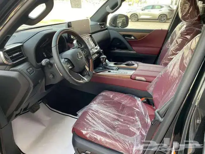 لكزس LX600 BB 2025 خليجي اسود داخلي احمر 11