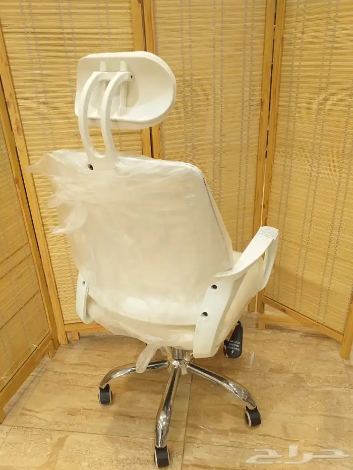 كرسي دوار ابيض 5