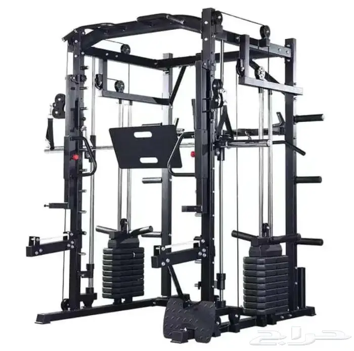 Home gym functional smith cross cable squat تمرين اثقال راك 0
