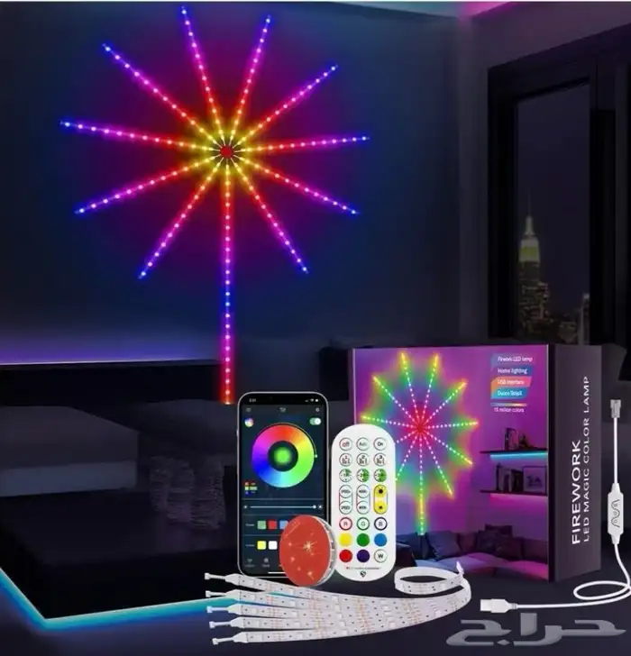 LED FIREWORK LIGHTS ليد على شكل العاب نارية 5