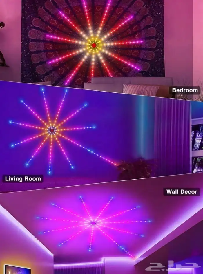 LED FIREWORK LIGHTS ليد على شكل العاب نارية 7