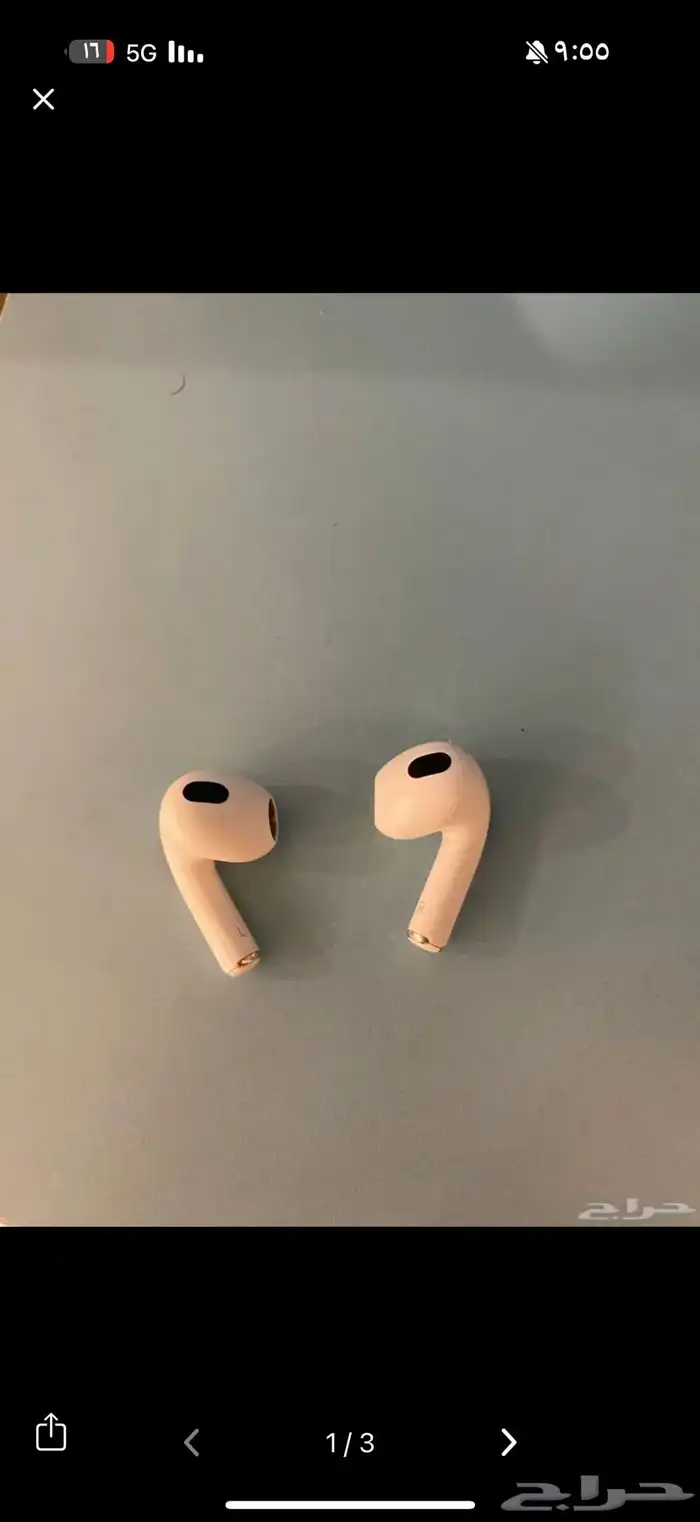 سماعه ابل اصلية الجيل الثالث اليسار فقط 0