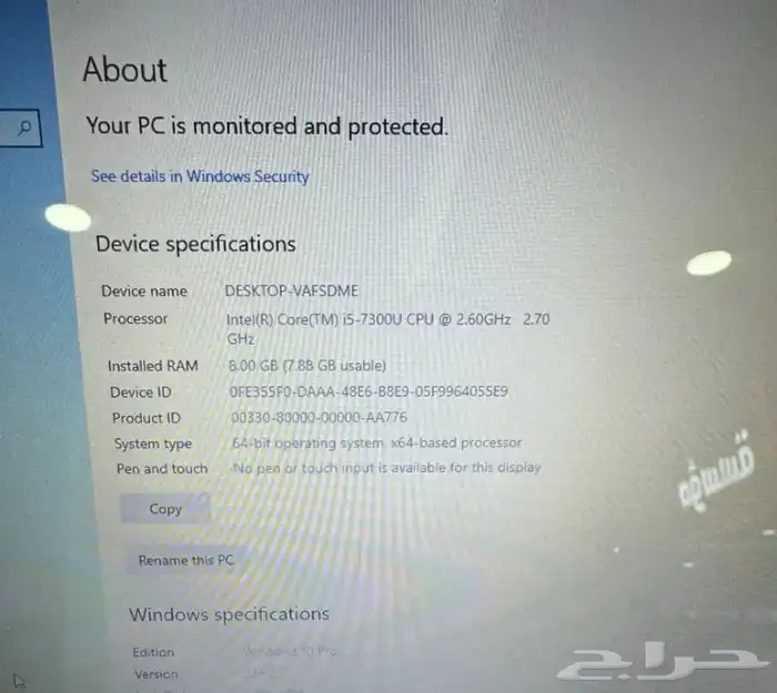 لابتوب DELL مكتبي نظيف للبيع 3