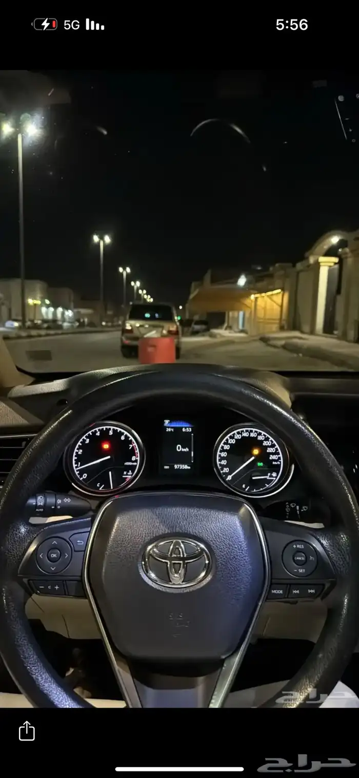 للبيع كامري 2021 عودي غامق - وارد الساير . 6