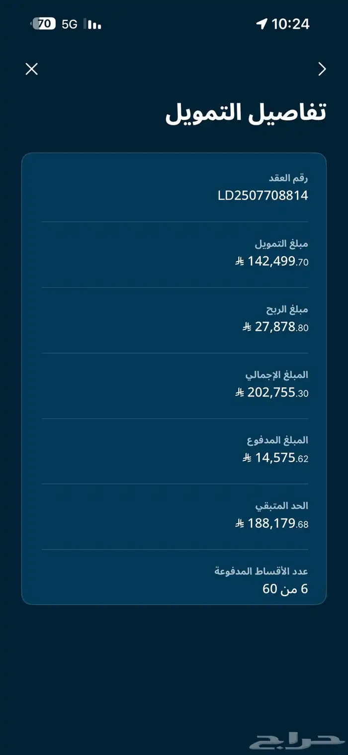 تورس للتنازل موديل 2025اسود بنك الانماء 16