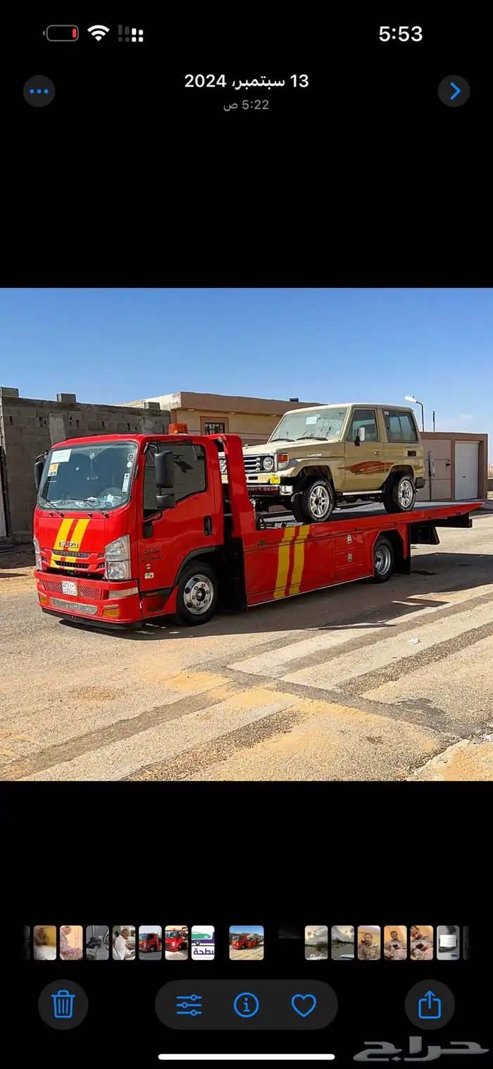 سطحة متجه من الجنوب الى جدة 2