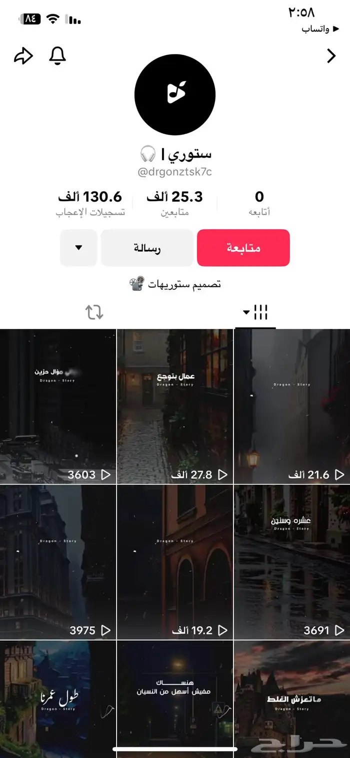 سناب و تيك توك و تويتر ممتاز اسعار مناسبه وقانوني 8