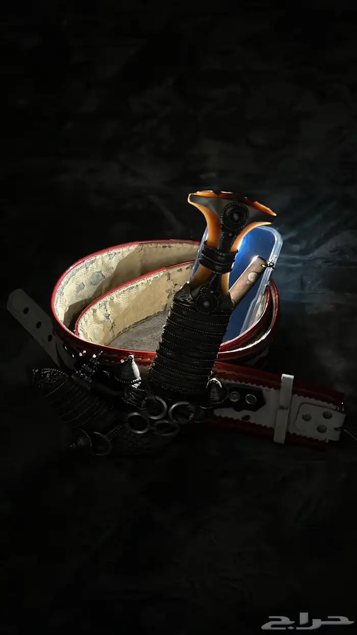 خنجر قرن جاموس شبيه الزراف 0