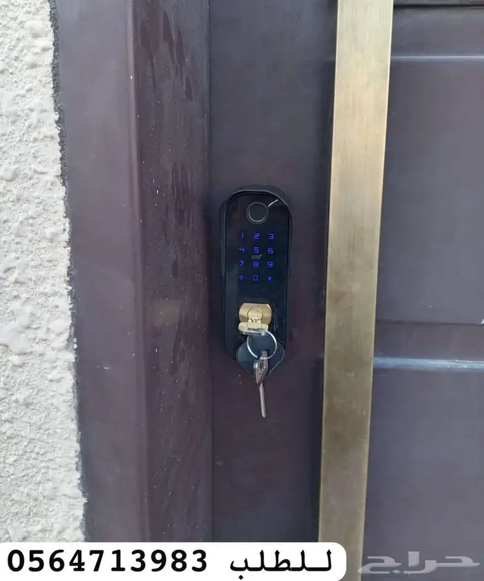 قفل ذكي ضد المياه جهاز smart lock قفل باب بصمة 3