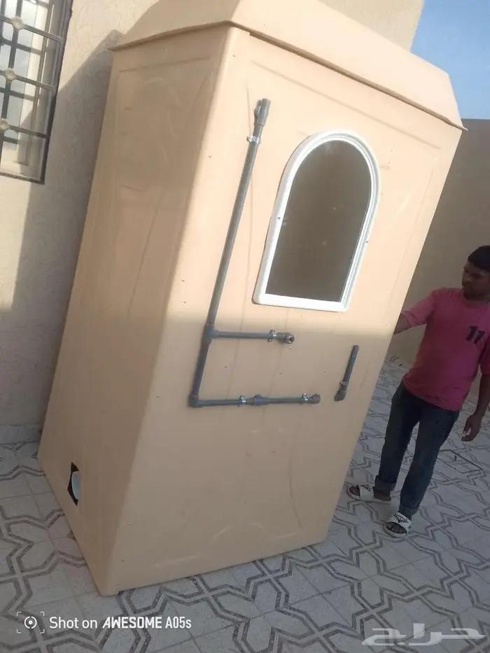 حمامات فيبر جلاس متنقلة 4