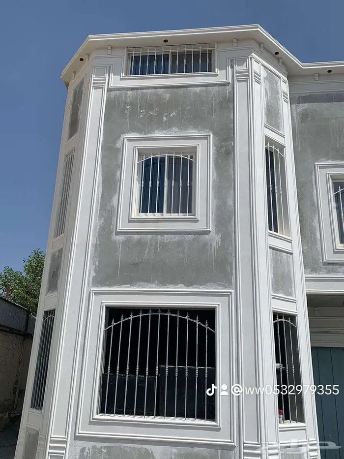 ديكورات خارجيه بديل الحجر الطبيعي لياسه ملونه 8