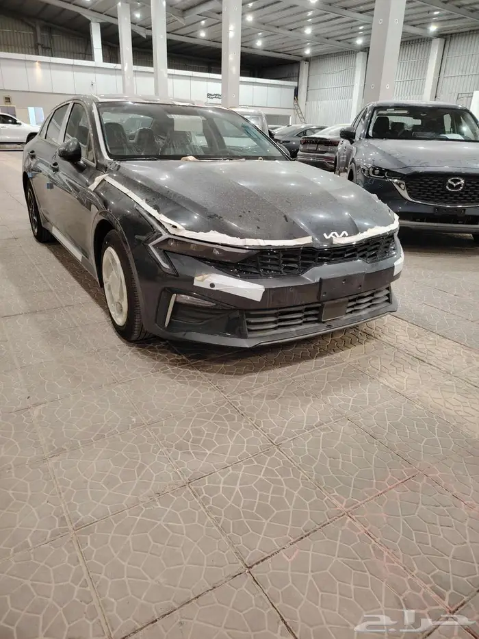 كيا K5 ستاندر مطور بصمة بانوراما لون اسود 2025 سعودي 0