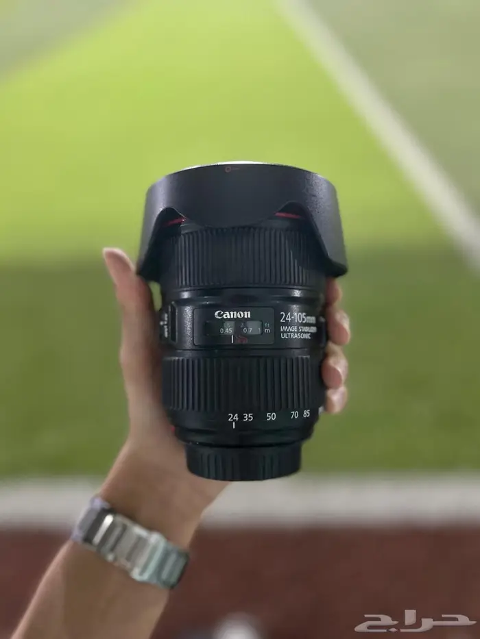 كاميرا كانون Eos 50 مارك mark 1vsith مع عدسة 124-105 mm 0