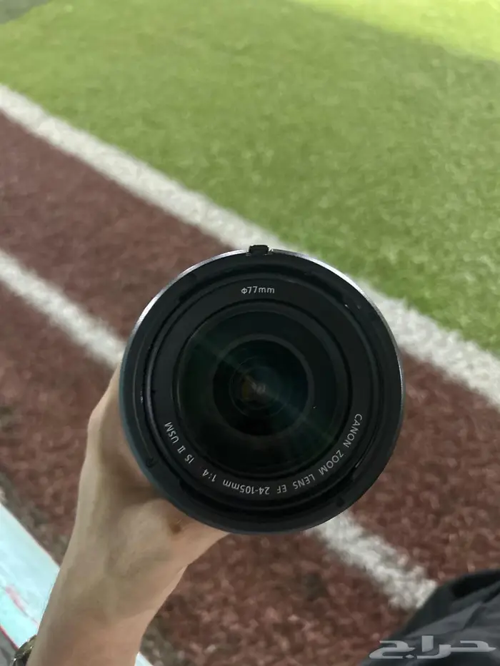 كاميرا كانون Eos 50 مارك mark 1vsith مع عدسة 124-105 mm 1