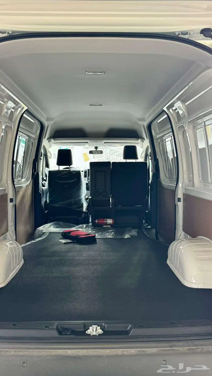 باص هايس 2026 بضاعة قير عادي بنزين سعودي 138000 شامل 5